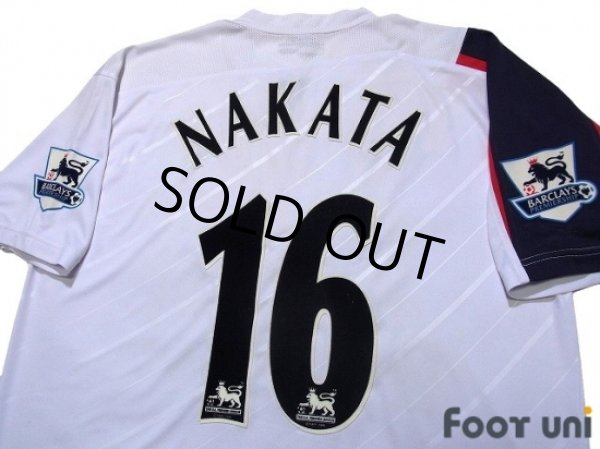 Photo4: Bolton Wanderers 2005-2007 Home Shirt #16 Hidetoshi Nakata BARCLAYS PREMIERSHIP Patch/Badge (4)
