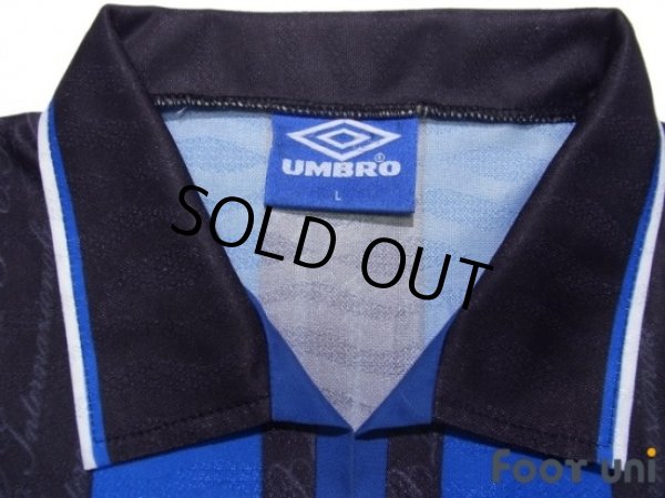 Photo5: Inter Milan 1996-1997 Home Shirt #9 Zamorano Lega Calcio Patch/Badge (5)