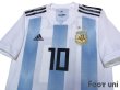 Photo4: Argentina 2018 Home Authentic Shirts and shorts Set #10 Messi (4)