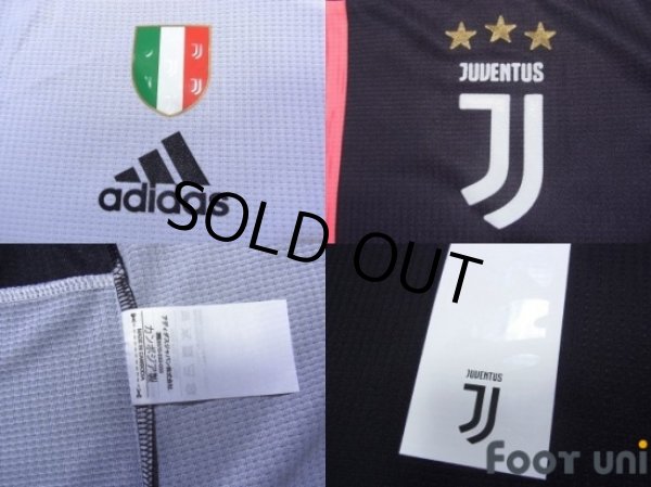 Photo7: Juventus 2019-2020 Home Authentic Shirts and shorts Set #7 Ronaldo (7)