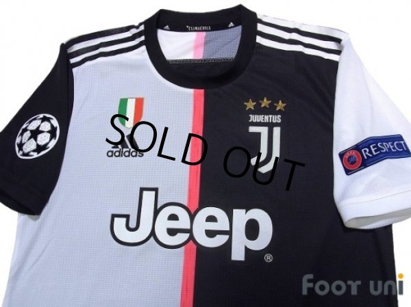Photo4: Juventus 2019-2020 Home Authentic Shirts and shorts Set #7 Ronaldo (4)