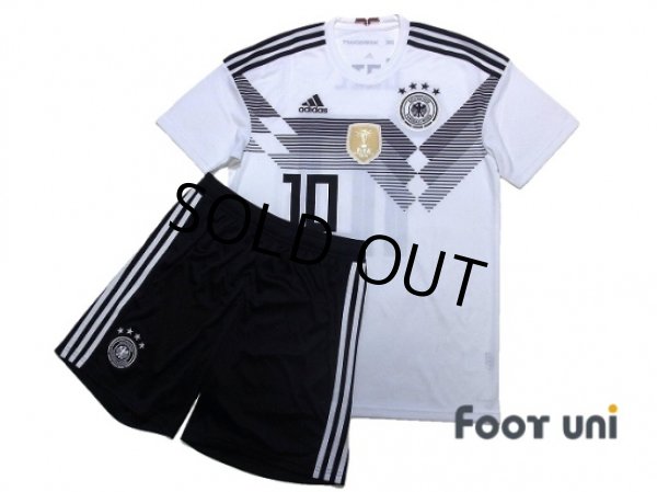 Photo1: Germany 2018 Home Shirts and shorts Set #10 Özil (1)