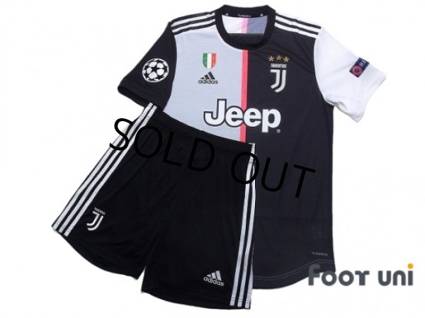 Photo1: Juventus 2019-2020 Home Authentic Shirts and shorts Set #7 Ronaldo (1)