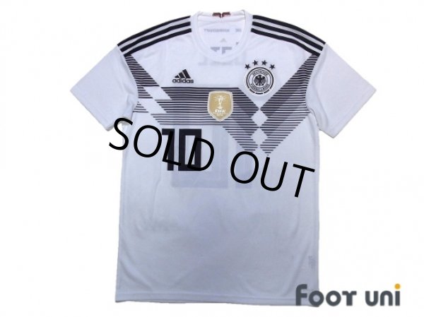 Photo2: Germany 2018 Home Shirts and shorts Set #10 Özil (2)