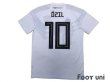 Photo3: Germany 2018 Home Shirts and shorts Set #10 Özil (3)