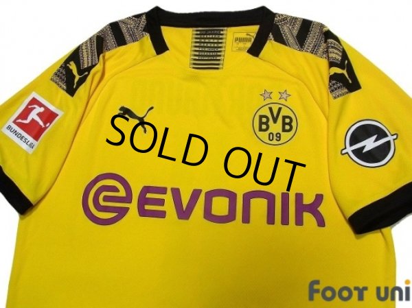 Photo4: Borussia Dortmund 2019-2020 Home Shirts and shorts Set #11 Reus 110th Anniversary Bundesliga Patch/Badge (4)