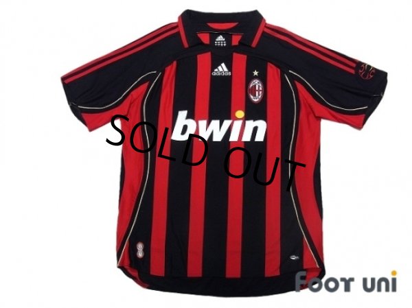 Photo1: AC Milan 2006-2007 Home Shirt (1)