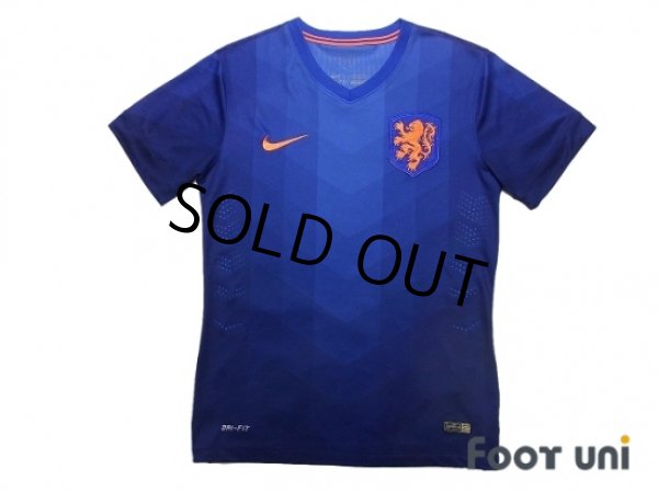 Photo1: Netherlands 2014 Away Authentic Shirt (1)