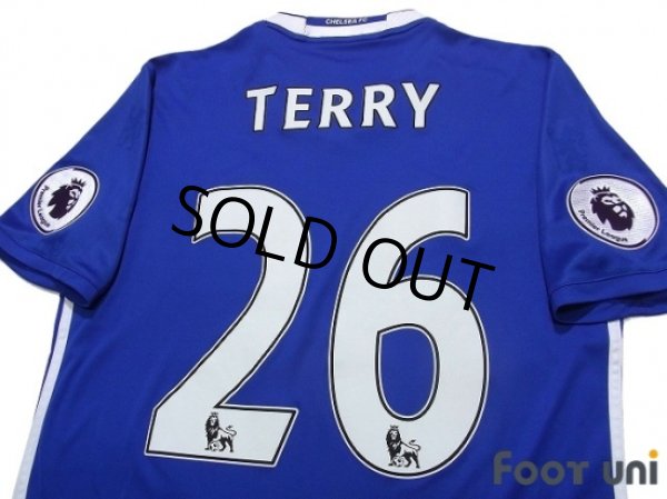Photo4: Chelsea 2016-2017 Home Shirt #26 John Terry Premier League Patch/Badge (4)