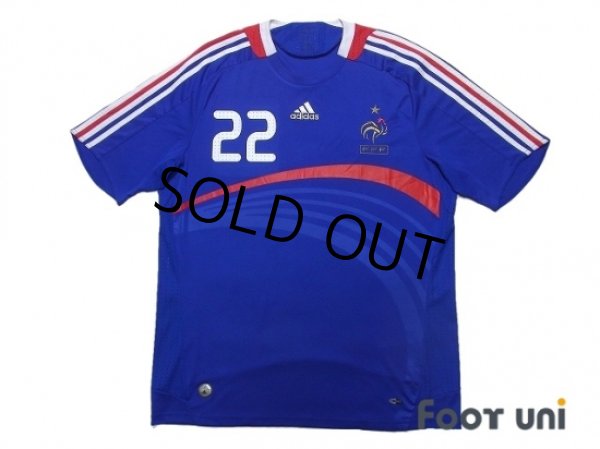 Photo1: France Euro 2008 Home Shirt #22 Ribery (1)