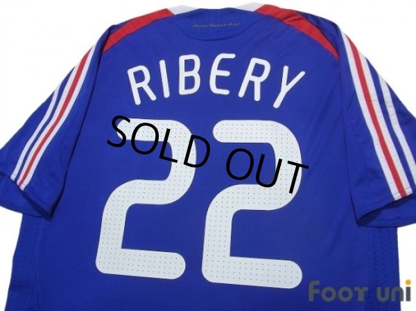 Photo4: France Euro 2008 Home Shirt #22 Ribery (4)