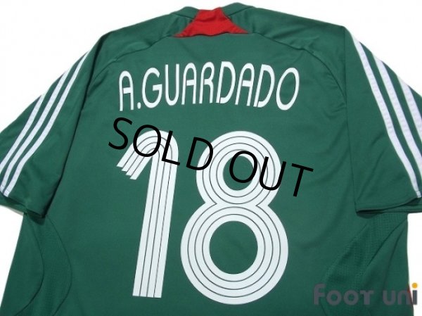Photo4: Mexico 2007-2008 Home Shirt #18 Andres Guardado (4)