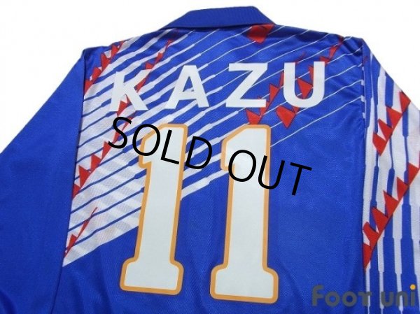 Photo4: Japan 1993 Home Long Sleeve Shirt #11 Kazu (4)