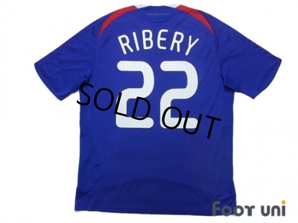 Photo2: France Euro 2008 Home Shirt #22 Ribery (2)