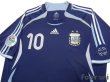 Photo3: Argentina 2006 Away Shirt #10 Riquelme FIFA World Cup Germany 2006 Patch/Badge (3)