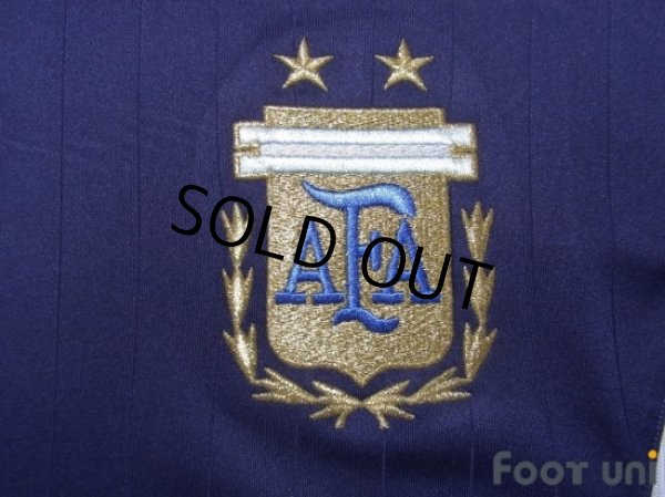 Photo6: Argentina 2006 Away Shirt #10 Riquelme FIFA World Cup Germany 2006 Patch/Badge (6)
