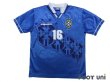 Photo1: Brazil 1995 Away Shirt #16 Leonardo (1)