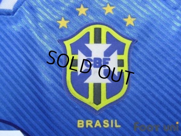 Photo6: Brazil 1995 Away Shirt #16 Leonardo (6)