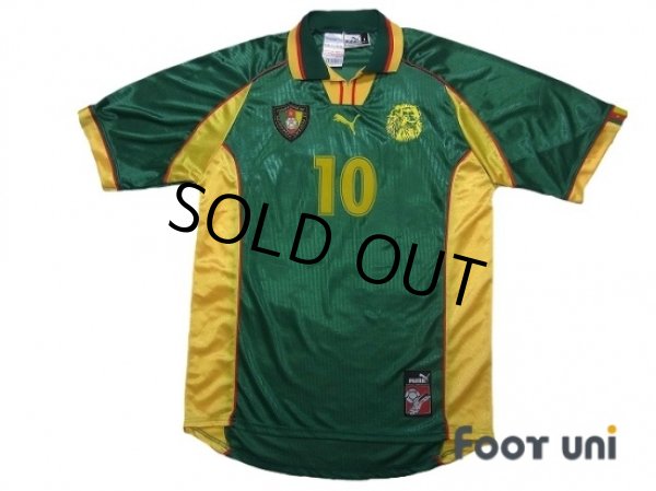 Photo1: Cameroon 1998 Home Shirt #10 Mboma (1)