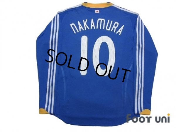 Photo2: Japan 2008 Home Long Sleeve Shirt #10 Nakamura (2)