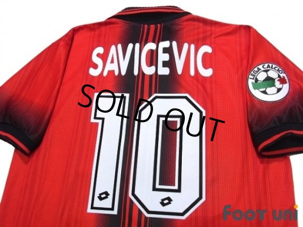 Photo4: AC Milan 1997-1998 4TH Shirt #10 Savicevic Lega Calcio Patch/Badge (4)