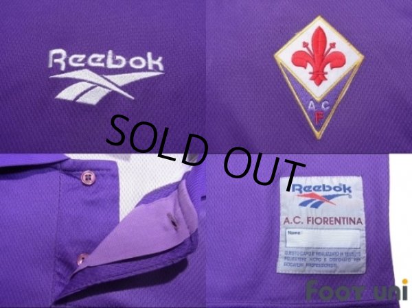 Photo6: Fiorentina 1995-1996 Home Long Sleeve Shirt #9 Batistuta (6)