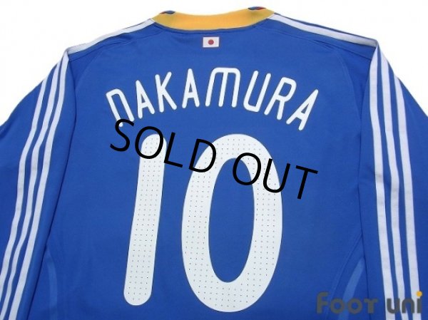 Photo4: Japan 2008 Home Long Sleeve Shirt #10 Nakamura (4)