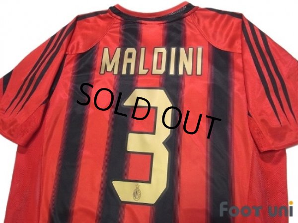 Photo4: AC Milan 2004-2005 Home Shirt #3 Maldini Scudetto Patch/Badge (4)