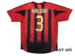 Photo2: AC Milan 2004-2005 Home Shirt #3 Maldini Scudetto Patch/Badge (2)