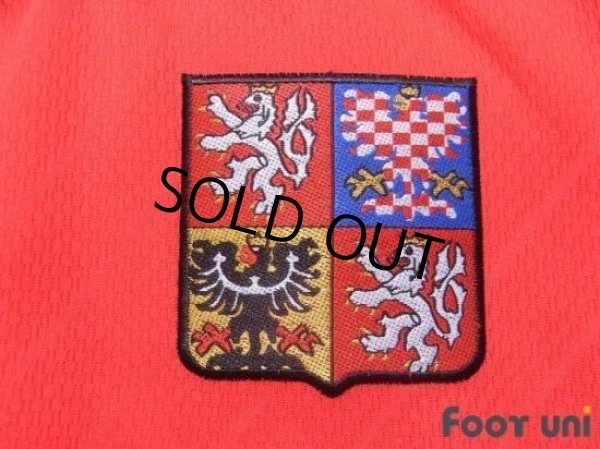 Photo6: Czech Republic 1996 Home Shirt #8 Poborsky UEFA Euro 1996 Patch/Badge UEFA Fair Play Patch/Badge (6)