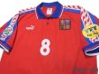 Photo3: Czech Republic 1996 Home Shirt #8 Poborsky UEFA Euro 1996 Patch/Badge UEFA Fair Play Patch/Badge (3)