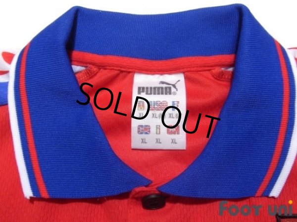 Photo5: Czech Republic 1996 Home Shirt #8 Poborsky UEFA Euro 1996 Patch/Badge UEFA Fair Play Patch/Badge (5)