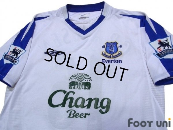 Photo3: Everton 2004-2005 Away Shirt #16 Gravesen BARCLAYS PREMIERSHIP Patch/Badge (3)