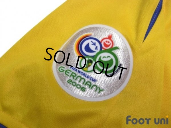Photo7: Sweden 2006 Home Shirt #11 Larsson FIFA World Cup 2006 Germany Patch/Badge (7)