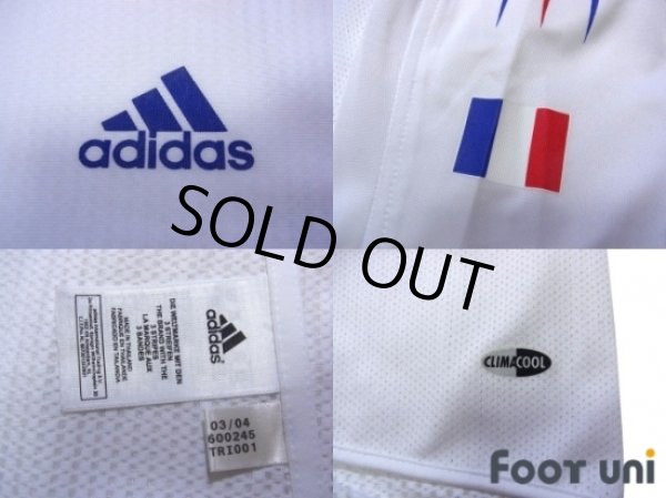 Photo8: France 2004 Away Authentic Long Sleeve Shirt #7 Pires (8)