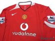 Photo3: Manchester United 2004-2006 Home Long Sleeve Shirt #8 Rooney BARCLAYS PREMIERSHIP Patch/Badge (3)