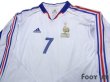 Photo3: France 2004 Away Authentic Long Sleeve Shirt #7 Pires (3)