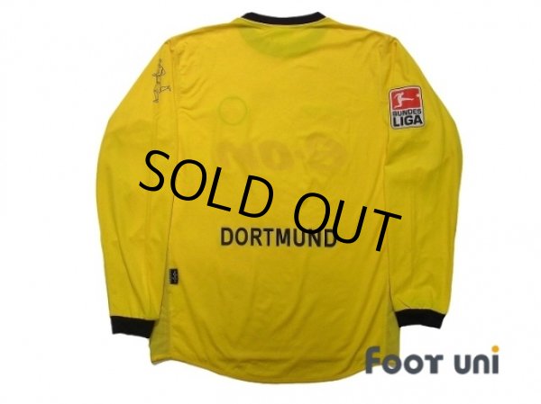 Photo2: Borussia Dortmund 2003-2004 Home Long Sleeve Shirt Bundesliga Patch/Badge (2)