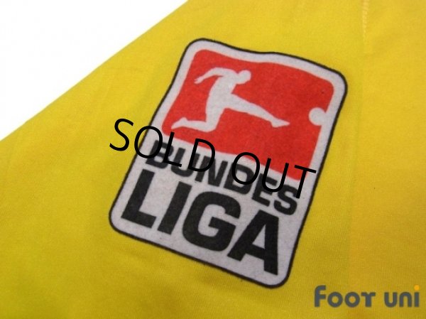 Photo6: Borussia Dortmund 2003-2004 Home Long Sleeve Shirt Bundesliga Patch/Badge (6)