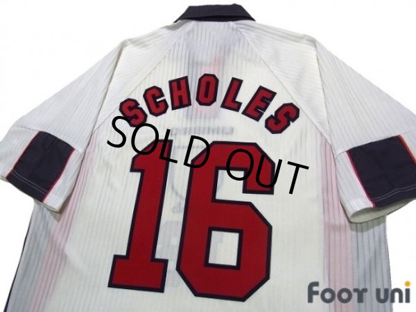 Photo4: England 1998 Home Shirt #16 Scholes (4)
