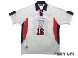 Photo1: England 1998 Home Shirt #16 Scholes (1)