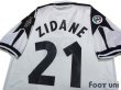 Photo4: Juventus 1998-1999 Away Shirt #21 Zidane Lega Calcio Patch/Badge (4)