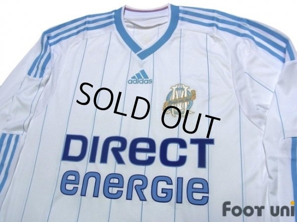 Photo3: Olympique Marseille 2009-2010 Home Authentic Long Sleeve Shirt w/tags (3)