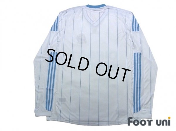 Photo2: Olympique Marseille 2009-2010 Home Authentic Long Sleeve Shirt w/tags (2)