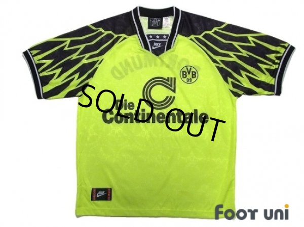 Photo1: Borussia Dortmund 1994-1995 Home Shirt (1)