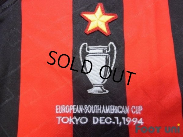 Photo7: AC Milan 1994 Home Long Sleeve Shirt (7)