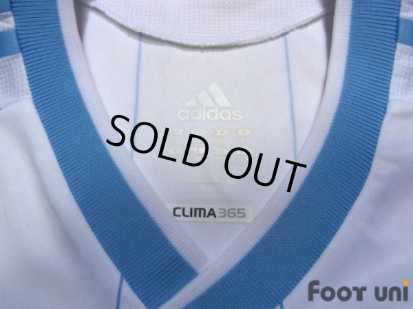 Photo4: Olympique Marseille 2009-2010 Home Authentic Long Sleeve Shirt w/tags (4)