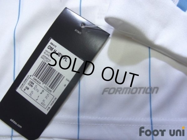 Photo7: Olympique Marseille 2009-2010 Home Authentic Long Sleeve Shirt w/tags (7)