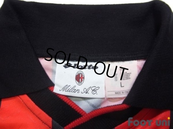 Photo5: AC Milan 1994 Home Long Sleeve Shirt (5)