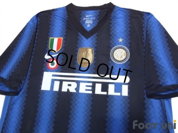 Photo3: Inter Milan 2010-2011 Home Shirt #55 Nagatomo Scudetto Patch/Badge w/tags (3)